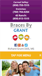 Mobile Screenshot of bracesbygrant.com